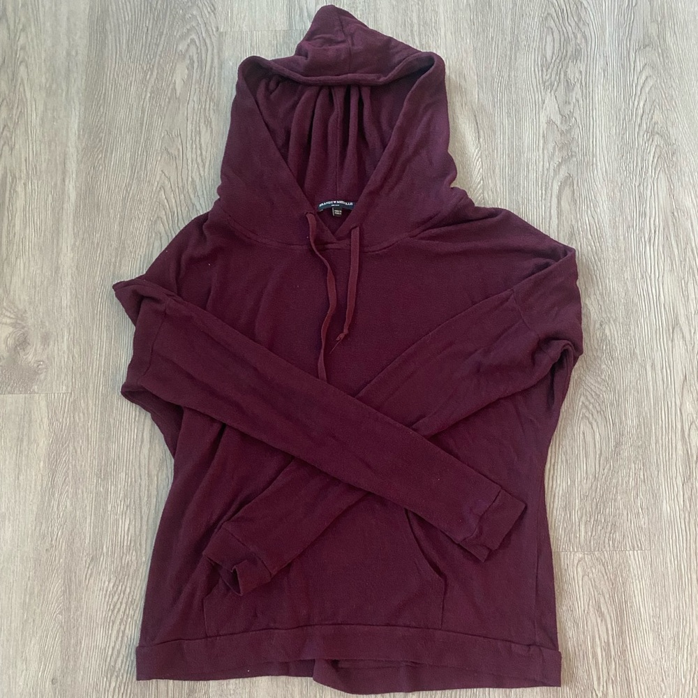 Brandy Melville maroon light hoodie